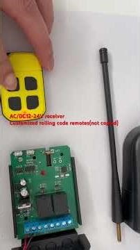 For auto gate, garage door rf receiver kits rolling code remotes (not copies)
