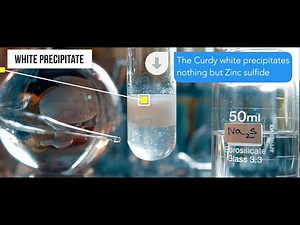 Reaction of Sodium sulphide (Na2S) and zinc sulphate (ZnSO4)