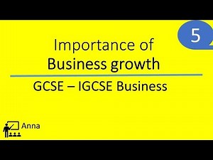 Business growth GCSE Business Revision