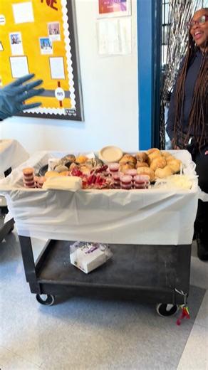 Staff appreciation for coming in after the 2026 Blizzard. Only 6 absences of the 65 staff members. #schoolculturematters #attendancematters #principalship #ps58xbronx #nycblizzard2026