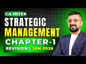 CA Inter SM Chapter 1 Revision | ICAI January 2026 Exams | SM Bullet Revision | Neeraj Arora