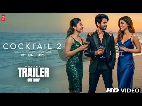 Cocktail 2 - Concept Trailer | Shahid Kapoor | Kriti Sanon | Rashmika Mandanna | Homi Adajania