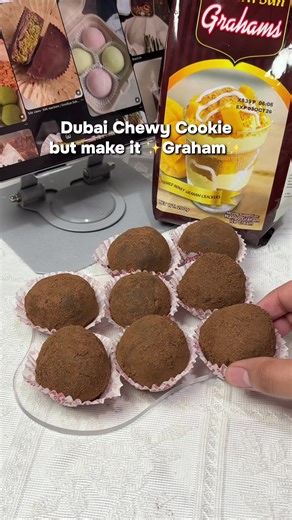 Graham Balls Inspired by Dubai Chewy Cookies