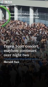 1M views · 1K reactions | US rapper Travis Scott has wrapped up his Melbourne visit with another high energy show that brought more chaotic scenes to Marvel Stadium. Now, dramatic footage of a fan having a seizure has appeared at the final Melbourne show. #travisscott #circusmaximus #utopia | Herald Sun | Facebook