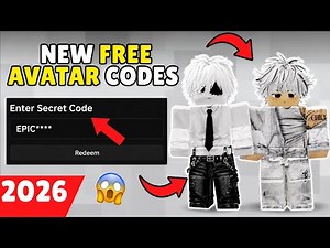 NEW FREE Roblox Avatar Codes 2026! 😱 Get FREE Outfits, Messy Hair & Accessories