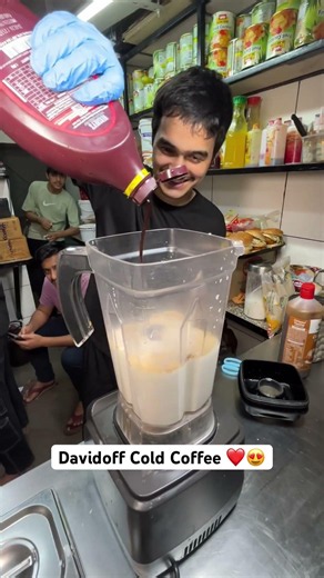 Davidoff Cold Coffee ❤️😍 || Indian Street Food #indianstreetfood #coldcoffee