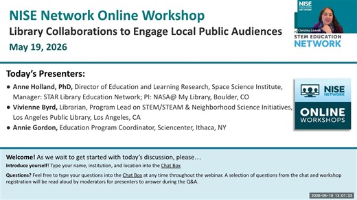 Online Workshop Recording: Library Collaborations to Engage Local Public Audiences