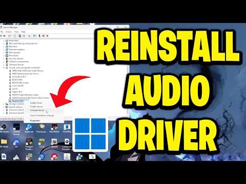How To Reinstall Audio Driver In Windows 11/10 - Laptop or PC