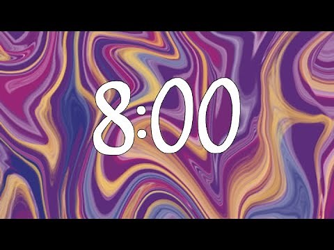 8 Minute Countdown Timer | No Sound