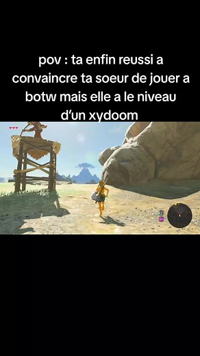POV : convaincre ta sœur de jouer à Zelda Breath of the Wild