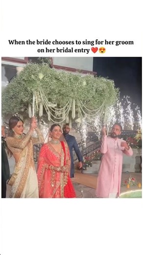 A bride singing for her groom ❤️😍 #wedding #shortsfeed #shorts