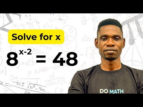 Mastering Exponential Equations: Breaking Down 8^(x - 2) = 48 Step-by-Step