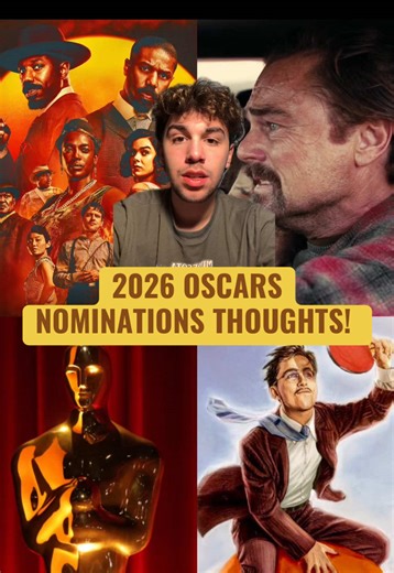 OSCARS 2026 NOMINATIONS SNUBS AND SURPRISES! #oscars #movies #filmtok #sinners #fyp