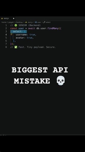 Why Senior Devs NEVER use Select * 🚀