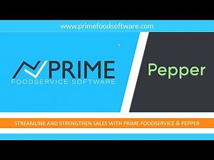 Streamline FoodService Distribution Sales with Prime FoodService Software and Pepper eCommerce