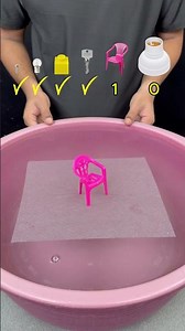 HOW MUCH PAPER DOES IT TAKE TO MAKE THE OBJECT FLOAT? #satisfying #asmr #experiment #water #science