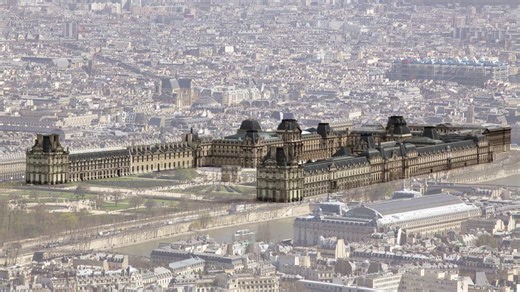 How the Louvre has evolved over 800 years.