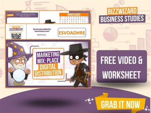 Marketing Mix: Place – Digital Distribution - FREE Worksheet & Youtube Video - GCSE Business Studies | Teaching Resources