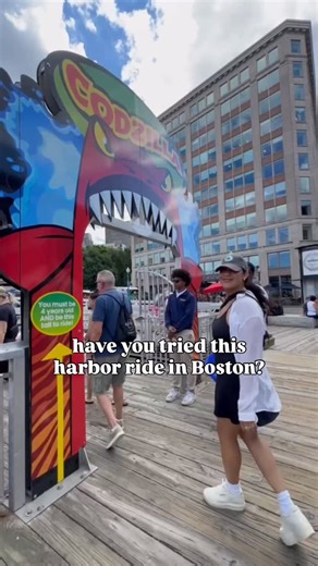 Marwa Osman on Instagram: "My first trip on the codzilla and it was honestly so much fun! This short but wild ride rips around the harbor and taking twists and turns. As someone who lives in Boston I always saw this boat taking trips and never had the chance to take a ride. But I’m so glad I did and would recommend! #boston #thingstodoinboston"
