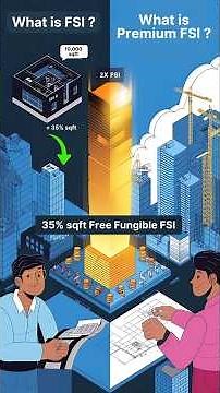 What is FSI ?, What is Premium FSI ? & 35% Free Fungible Compulsory #redevelopment #news #mahasewa