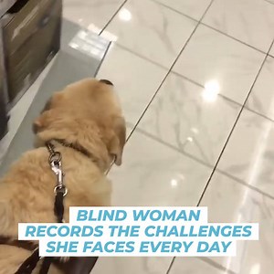 Joy is 100% blind with no light perception, and she has found the confidence to go out into a public environment with the help of her beautiful dog. But it hasn't come without its challenges 💛 Through the eyes of Joy - YouTube: Joy Ross | Tyla