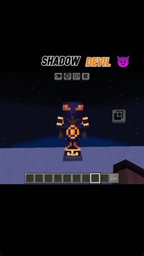 Shadow Devil 👿 #minecraft #shadow #shorts