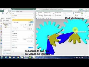 multiple speed gear mechanism nx motion simulation