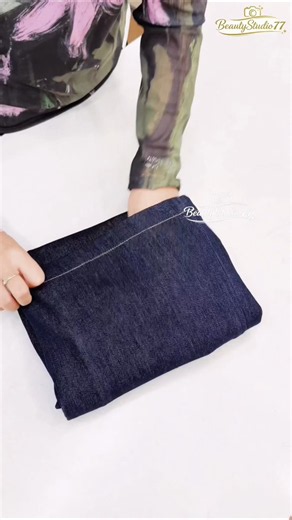 How to Fold Jeans to Save Space