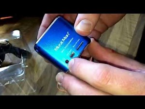 Music Man Mini Soundstation portabler Mini-Lautsprecher blau Unboxing