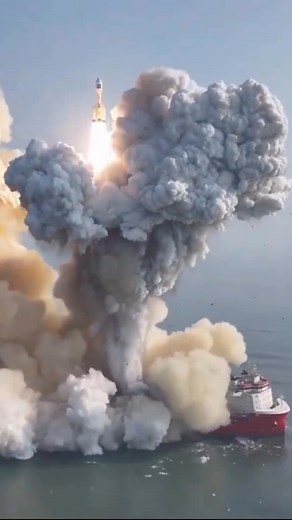 36K views · 214 reactions | China launched a rocket from a boat. ...