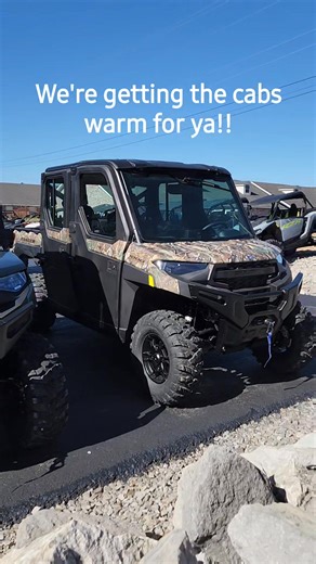 We'll get the cab warm for ya! Come check out how you can ride in comfort this winter in a Polaris Ranger Northstar or a Can-Am Defender Limited! #canam #polaris #northstar #limited #UTV #HVAC #offroad #utv #IndependenceCountyOffroad | Independence County Off Road, Inc.