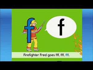 Letterland Alphabet Phonics Songs/Firefighter Fred Song