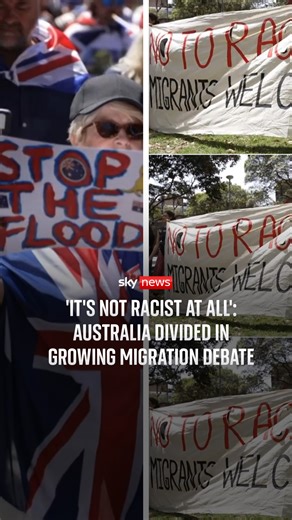 As Australia slides into its summer, it is leaving behind months marked by nationwide protests on one major issue - migration. Sky's Nicole Johnston speaks to protesters on both sides of the debate. #skynews #australia #migration | Sky News