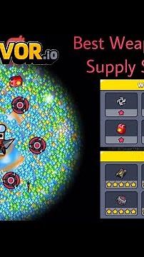 Survivor!.io - Best Weapon EVO and Supply Skill Combo {Gameplay} (iOS)