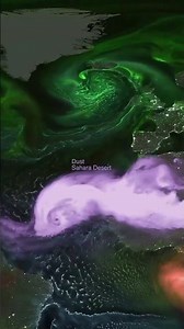 Tiny particles floating in our air making the atmosphere glow