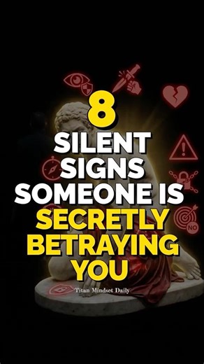 8 SILENT SIGNS SOMEONE IS SECRETLY BETRAYING YOU | STOIC PROTOCOL