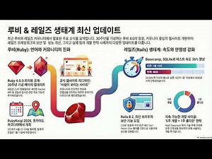 ep 38. Ruby 30주년 기념 대규모 업데이트! Ruby 4.0 미리보기와 Rails 8.2의 변화 (feat. SQLite의 반전 성능)