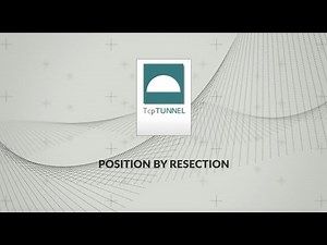 How to position the total station by resection in Aplitop TcpTunnel