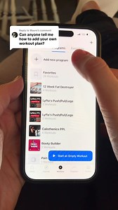 Cómo crear tu propio programa de entrenamiento en Lyfta