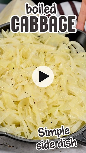 1.4K views · 19 reactions | Simple, healthy, and so-delicious! 塞 This easy boiled cabbage recipe is perfect as a side dish or a light meal. Get the full recipe here: https://www.alphafoodie.com/boiled-cabbage-recipe/ #BoiledCabbage #HealthyEating | AlphaFoodie | Facebook