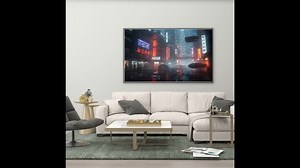 Neo Tokyo Dreams Cyberpunk Cityscape Wall Art | Futuristic City Print | Neon Rain Digital Download | Blade Runner Aesthetic Poster - Etsy