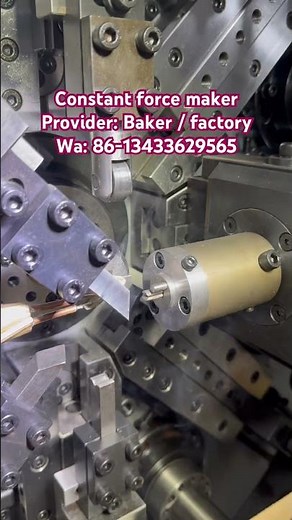 Constant force spiral spring manufacturing equipment