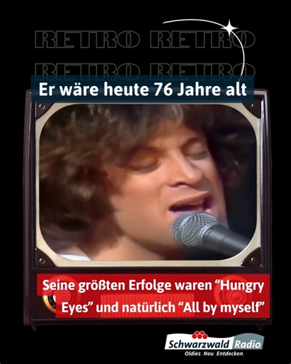 Er war fünf Jahre Sänger von The Raspberries. Heute wird Eric Camen 76 Jahre alt. #schwarzwaldradio #oldies #oldiesneuentdecken | Schwarzwaldradio. Oldies neu entdecken.