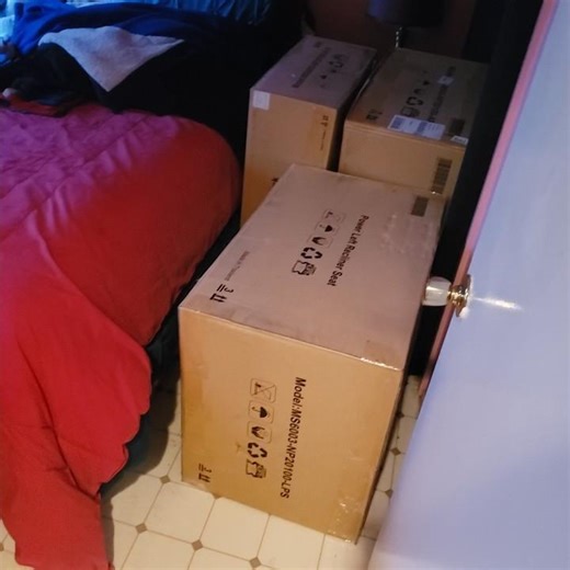 putting together a couch for a client #handyman #couch #assembly