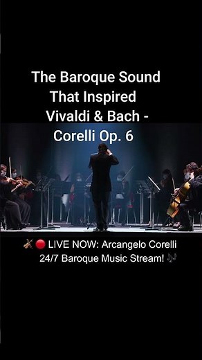 🎻 🔴 LIVE NOW: Arcangelo Corelli - 24/7 Baroque Music Stream! 🎶 #baroquemusic #vinyl #violin