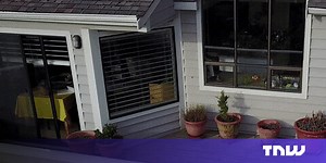 Watch: Intrusive drone owner gets a scare after woman grabs a gun