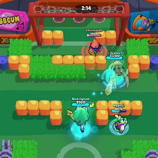 2 Secon 2 Kill 1 Goal🎯❤️‍🔥 #brawlstars #bs #vs #brawlball #goal #edit
