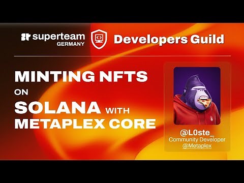 Mint NFTs on Solana with Metaplex Core