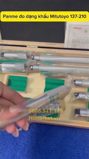 Panme Đo Trong Mitutoyo 137-210: Độ Chính Xác 0.01mm, Đo Lỗ Khủng Đến 1500mm!