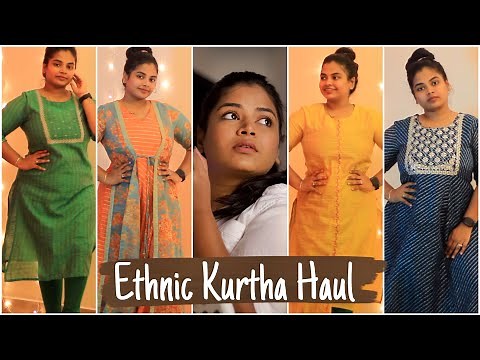 Affordable Festive Ethnic kurthas Haul | BulBul Shop Haul ❤️